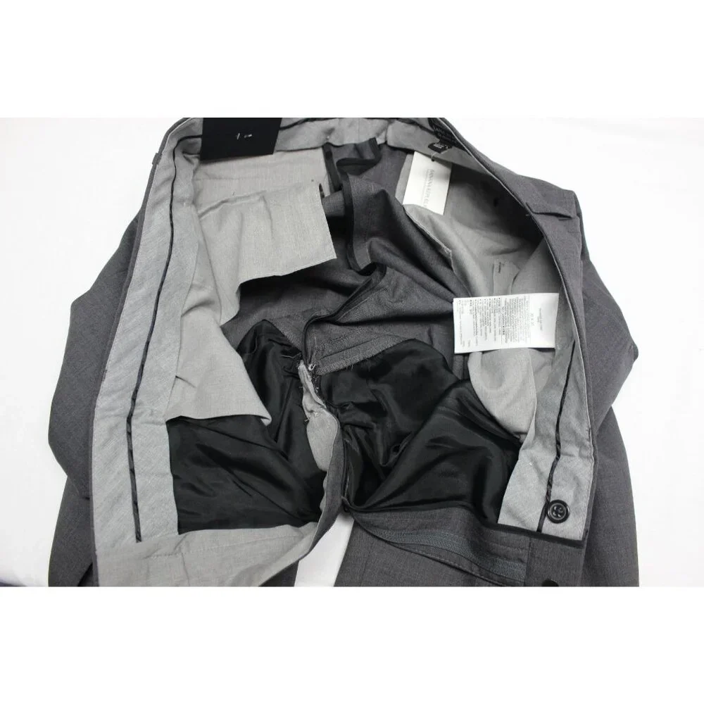 Banana Republic men's classic fit straight leg tailored wool dress pants 36‎